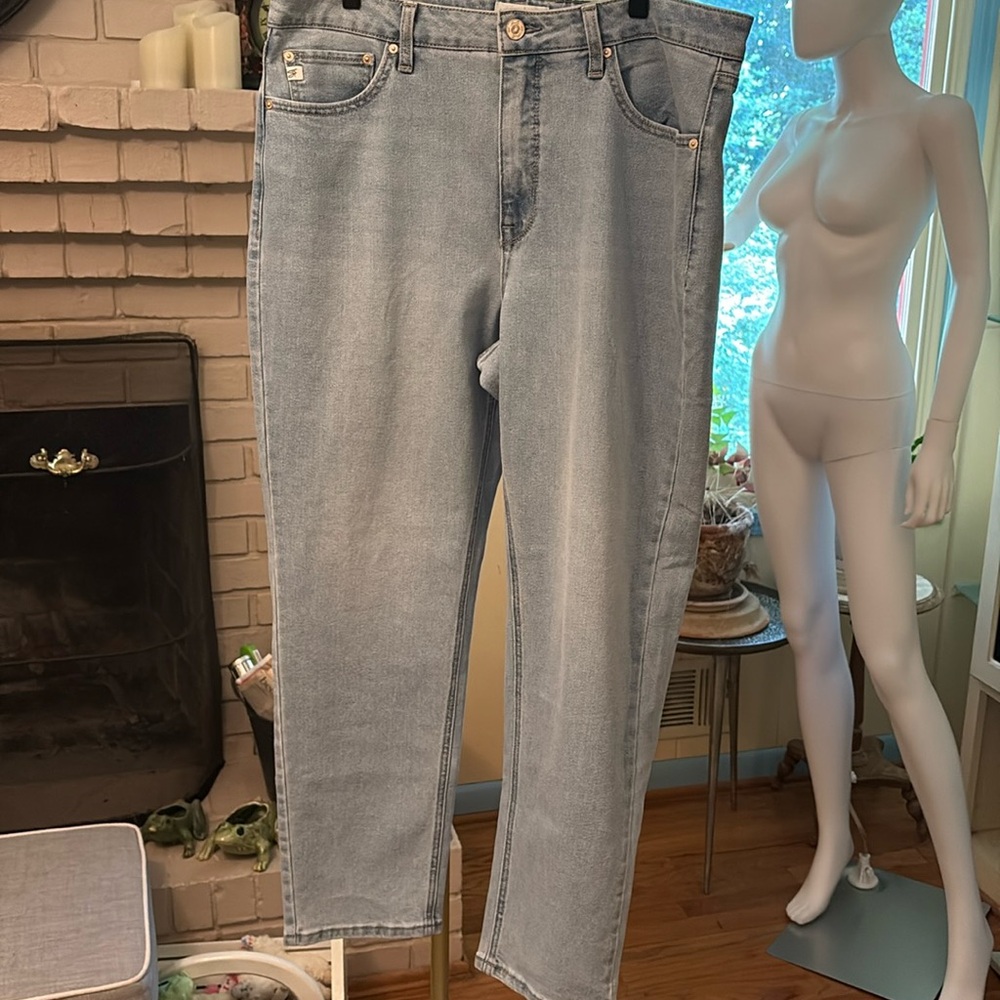 Seven7 Women's Straight Leg Jeans - Classic Blue